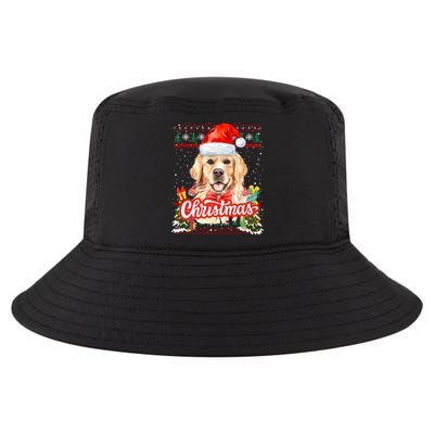 Golden Retriever Christmas Jumper Costume Idea Gift Cool Comfort Performance Bucket Hat