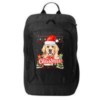 Golden Retriever Christmas Jumper Costume Idea Gift City Backpack