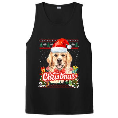 Golden Retriever Christmas Jumper Costume Idea Gift PosiCharge Competitor Tank