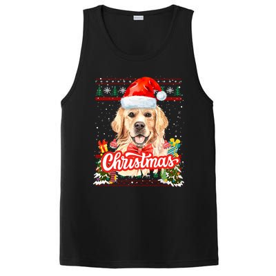 Golden Retriever Christmas Jumper Costume Idea Gift PosiCharge Competitor Tank