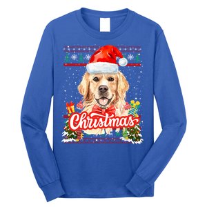 Golden Retriever Christmas Jumper Costume Idea Gift Long Sleeve Shirt