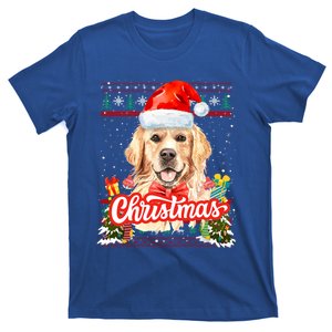 Golden Retriever Christmas Jumper Costume Idea Gift T-Shirt