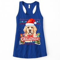 Golden Retriever Christmas Jumper Costume Idea Gift Womens Tank Top
