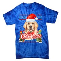 Golden Retriever Christmas Jumper Costume Idea Gift Tie-Dye T-Shirt