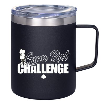 Gym Rat Challenge Champion 12oz Stainless Steel Coffee Mug