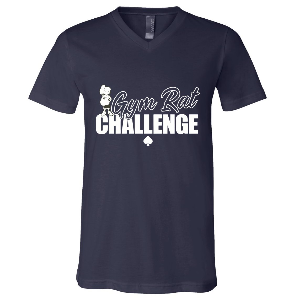 Gym Rat Challenge Champion V-Neck T-Shirt