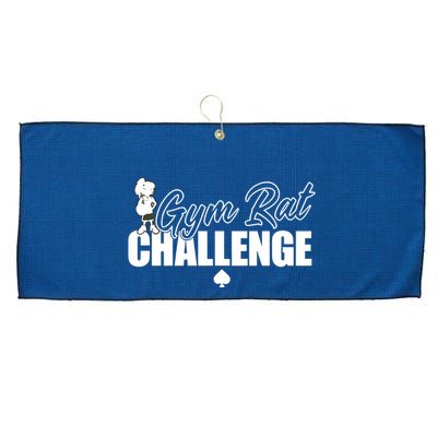 Gym Rat Challenge Champion Large Microfiber Waffle Golf Towel