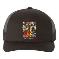 Groovy Retirement Class Of 2025 Countdown In Progress Yupoong Adult 5-Panel Trucker Hat