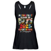 Groovy Retirement Class Of 2025 Countdown In Progress Ladies Essential Flowy Tank