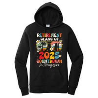 Groovy Retirement Class Of 2025 Countdown In Progress Women's Pullover Hoodie