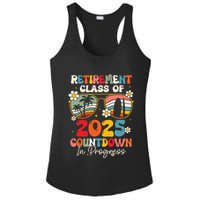 Groovy Retirement Class Of 2025 Countdown In Progress Ladies PosiCharge Competitor Racerback Tank