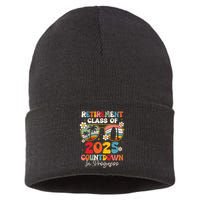 Groovy Retirement Class Of 2025 Countdown In Progress Sustainable Knit Beanie