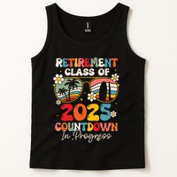 Groovy Retirement Class Of 2025 Countdown In Progress Tank Top