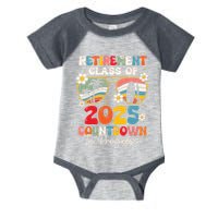 Groovy Retirement Class Of 2025 Countdown In Progress Infant Baby Jersey Bodysuit