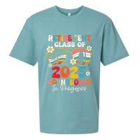 Groovy Retirement Class Of 2025 Countdown In Progress Sueded Cloud Jersey T-Shirt