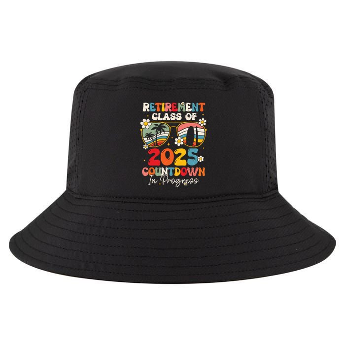 Groovy Retirement Class Of 2025 Countdown In Progress Cool Comfort Performance Bucket Hat