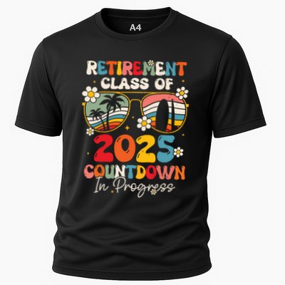 Groovy Retirement Class Of 2025 Countdown In Progress Performance Shirt