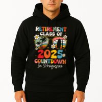 Groovy Retirement Class Of 2025 Countdown In Progress Hoodie