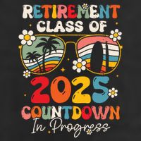 Groovy Retirement Class Of 2025 Countdown In Progress Beanie