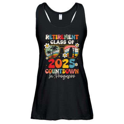 Groovy Retirement Class Of 2025 Countdown In Progress Ladies Essential Flowy Tank