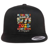 Groovy Retirement Class Of 2025 Countdown In Progress Flatbill Hat