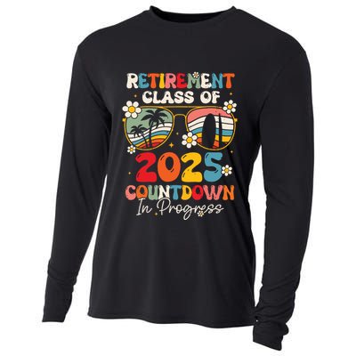 Groovy Retirement Class Of 2025 Countdown In Progress Cooling Performance Long Sleeve Crew