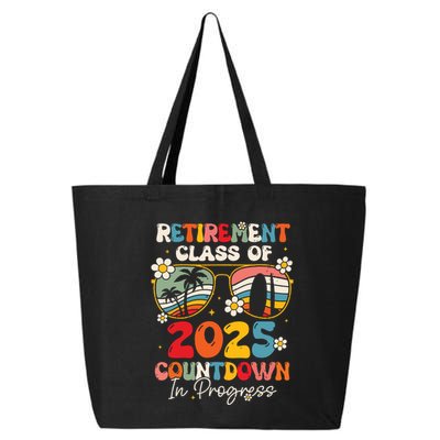 Groovy Retirement Class Of 2025 Countdown In Progress 25L Jumbo Tote