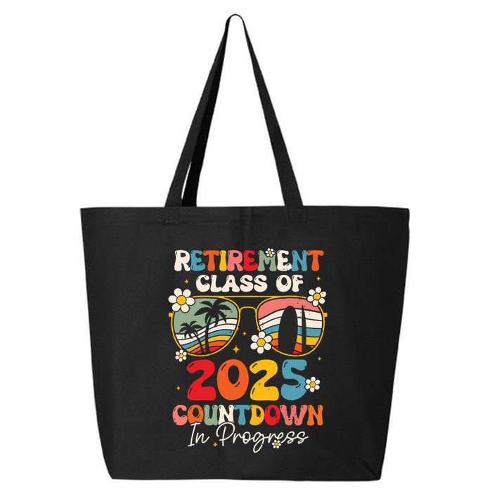 Groovy Retirement Class Of 2025 Countdown In Progress 25L Jumbo Tote