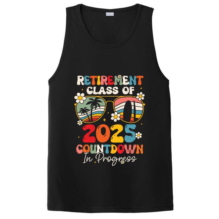 Groovy Retirement Class Of 2025 Countdown In Progress PosiCharge Competitor Tank