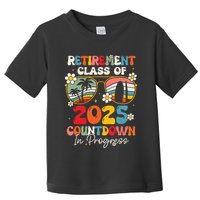 Groovy Retirement Class Of 2025 Countdown In Progress Toddler T-Shirt