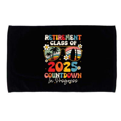 Groovy Retirement Class Of 2025 Countdown In Progress Microfiber Hand Towel