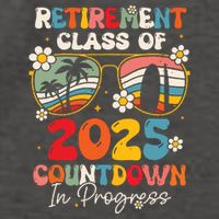 Groovy Retirement Class Of 2025 Countdown In Progress Vector Backpack