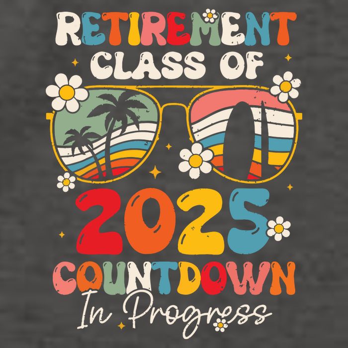 Groovy Retirement Class Of 2025 Countdown In Progress Vector Backpack