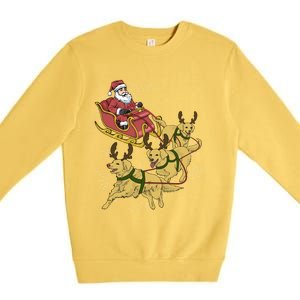 Golden Retriever Christmas Meaningful Gift Premium Crewneck Sweatshirt