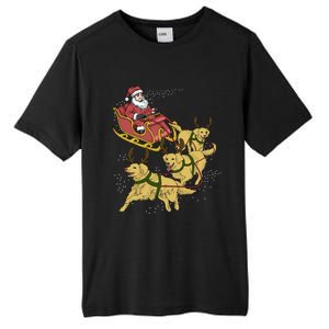 Golden Retriever Christmas Meaningful Gift Tall Fusion ChromaSoft Performance T-Shirt