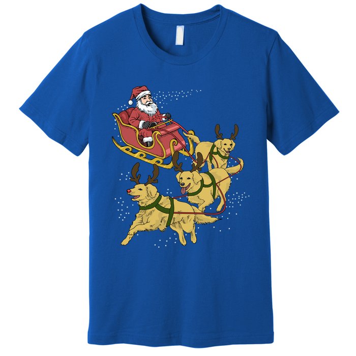 Golden Retriever Christmas Meaningful Gift Premium T-Shirt