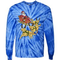 Golden Retriever Christmas Meaningful Gift Tie-Dye Long Sleeve Shirt