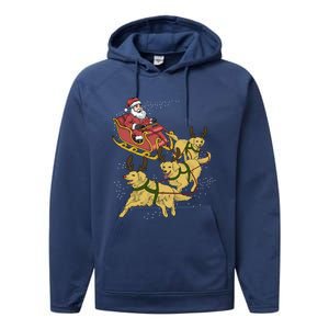 Golden Retriever Christmas Meaningful Gift Performance Fleece Hoodie