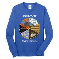 Geology Rock Cycle Always Changing Geologist Mineral Collect Tall Long Sleeve T-Shirt