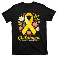 Gold Ribbon Childhood Cancer Awareness T-Shirt