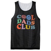 Groovy Retro Cool Dads Club Smile Face Father's Day Mesh Reversible Basketball Jersey Tank