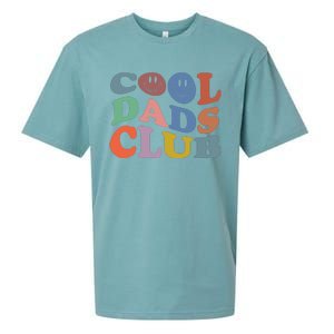 Groovy Retro Cool Dads Club Smile Face Father's Day Sueded Cloud Jersey T-Shirt