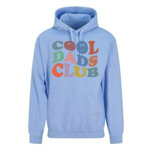 Groovy Retro Cool Dads Club Smile Face Father's Day Unisex Surf Hoodie