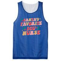 Groovy Retro Christmas Nursing Santas Favorite Icu Nurse Cool Gift Mesh Reversible Basketball Jersey Tank