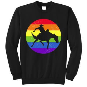 Gay Rodeo Cow Horse Riding Howdy Western Country Southern Sweatshirt