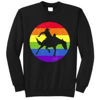 Gay Rodeo Cow Horse Riding Howdy Western Country Southern Sweatshirt