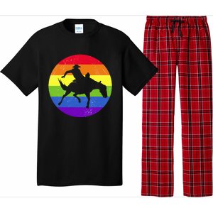 Gay Rodeo Cow Horse Riding Howdy Western Country Southern Pajama Set