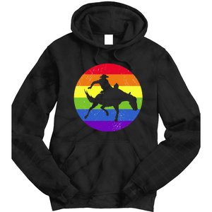 Gay Rodeo Cow Horse Riding Howdy Western Country Southern Tie Dye Hoodie