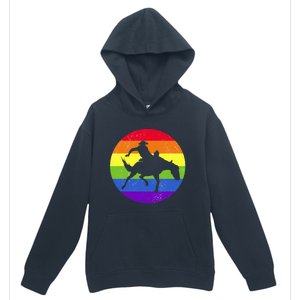 Gay Rodeo Cow Horse Riding Howdy Western Country Southern Urban Pullover Hoodie