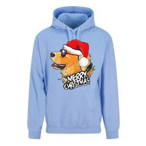 Golden Retriever Christmas Sweater Santa Xmas Dog  Unisex Surf Hoodie